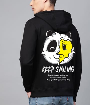 SCOTT FINCHER Black and White Panda Print Hoodie : AA(RSHOD)BLACK_12 SCOTT FINCHER Black and White Panda Print Hoodie : AA(RSHOD)BLACK_12