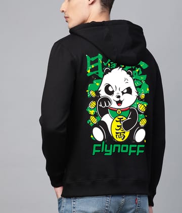 SCOTT FINCHER Black and Green Panda Graphic Hoodie : AA(RSHOD)BLACK_26 SCOTT FINCHER Black and Green Panda Graphic Hoodie : AA(RSHOD)BLACK_26