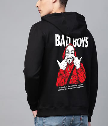 SCOTT FINCHER Men's Black Graphic Printed Hoodie : AA(RSHOD)BLACK_117 SCOTT FINCHER Men's Black Graphic Printed Hoodie : AA(RSHOD)BLACK_117