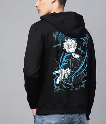 SCOTT FINCHER Black anime hoodie featuring Satoru Gojo from Jujutsu Kaisen : AA(RSHOD)BLACK_130 SCOTT FINCHER Black anime hoodie featuring Satoru Gojo from Jujutsu Kaisen : AA(RSHOD)BLACK_130