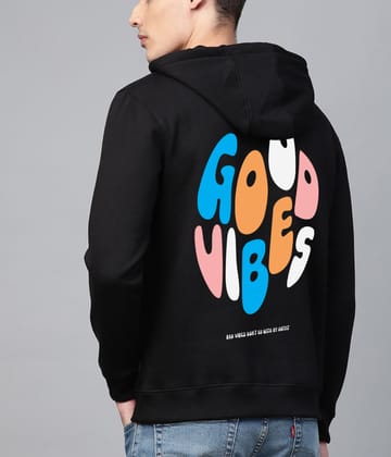 SCOTT FINCHER Men's Black Cotton Blend Printed Hoodie : AA(RSHOD)BLACK_144 SCOTT FINCHER Men's Black Cotton Blend Printed Hoodie : AA(RSHOD)BLACK_144