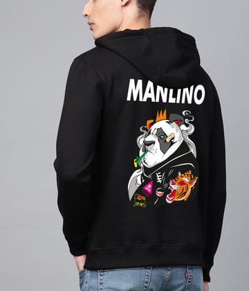 SCOTT FINCHER Black Hoodie with Panda Graphic Printed Hoodie :AA(RSHOD)BLACK_123 SCOTT FINCHER Black Hoodie with Panda Graphic Printed Hoodie :AA(RSHOD)BLACK_123