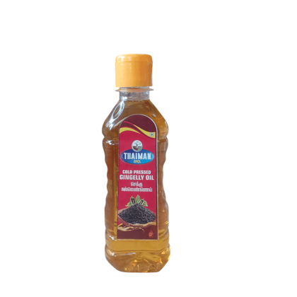 "THAIMAN Cold Pressed Gingelly Oil - 250ml - Pure & Natural Sesame Oil for Cooking, Hair & Skin Care" "THAIMAN Cold Pressed Gingelly Oil - 250ml - Pure & Natural Sesame Oil for Cooking, Hair & Skin Care"