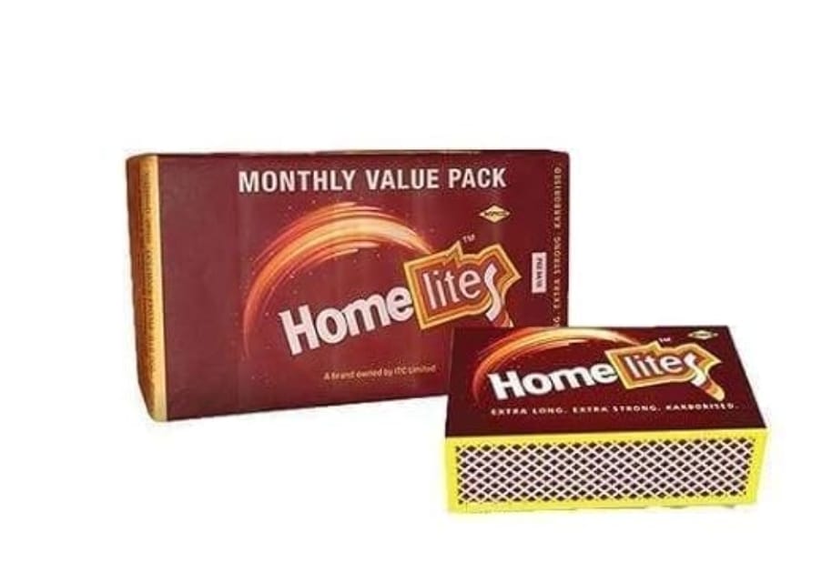 Homelites Monthly Value Pack Extra Long Extra Strong Safety Match-Stick (Pack of 10)