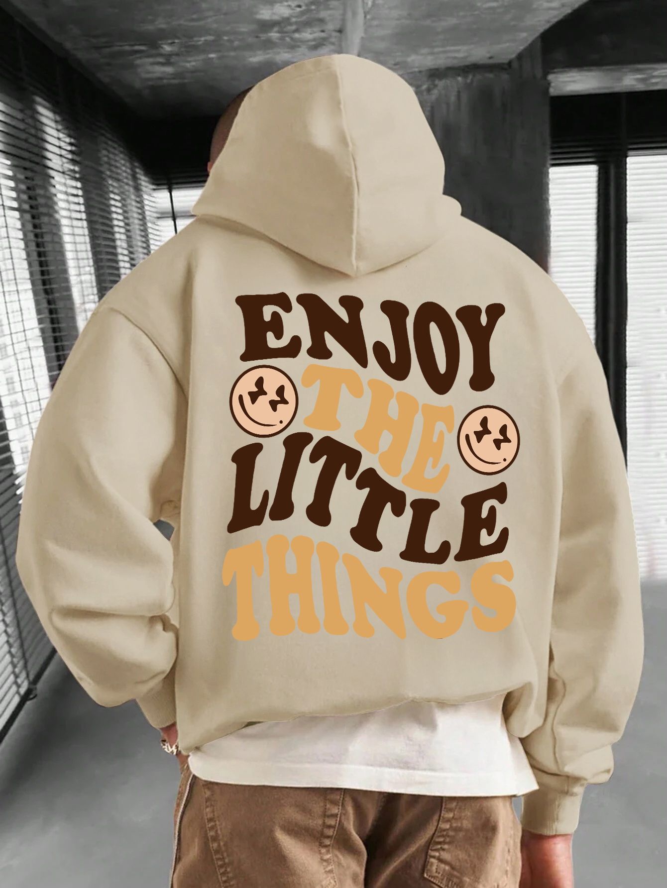SCOTT FINCHER Men's Hip Hop Streetwear Hoodie Graphic Pullover Sweatshirt with Hoodie : AA(RSHOD)CREAM_223