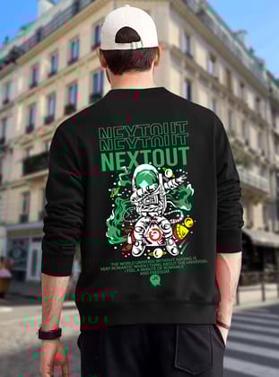 SCOTT FINCHER Men's Black Joker Panda Sweatshirt : AA(RSSWT)BLACK_18