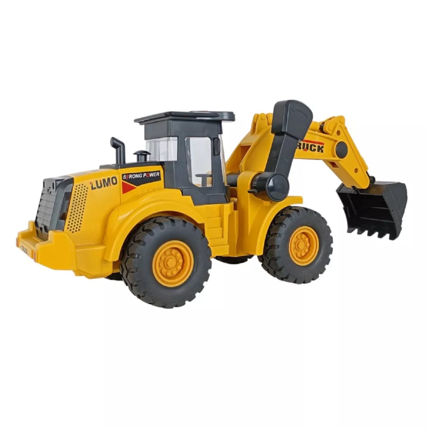 KTRS ENTERPRISE Construction Realistic Excavator Bulldozer Truck for Kids, Construction Toys, Engineer Vehicle Friction Powered