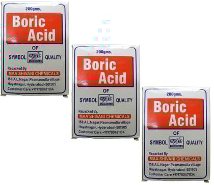 Boric Powder carrom powder pack of 3 X 200 grams each