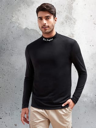 SCOTT FINCHER Men's Casual Slim Fit Long Sleeve Turtleneck Pullover T-Shirt Tops Blouse : AA(FNT)BLACK_162 SCOTT FINCHER Men's Casual Slim Fit Long Sleeve Turtleneck Pullover T-Shirt Tops Blouse : AA(FNT)BLACK_162