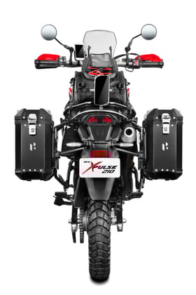 Hero Genuine Pannier Box RHS Black for Xpulse 210 | Durable Construction | Secure Storage | OEM Fit | Reliable Performance | Easy Installation