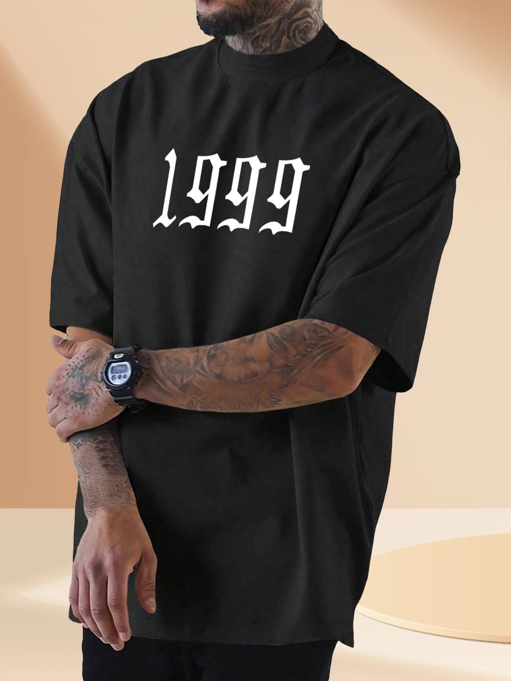 SCOTT FINCHER Men's Short Sleeve T-Shirt Casual Crew Neck Tee Shirt Tops : AA(TNH)BLACK_160