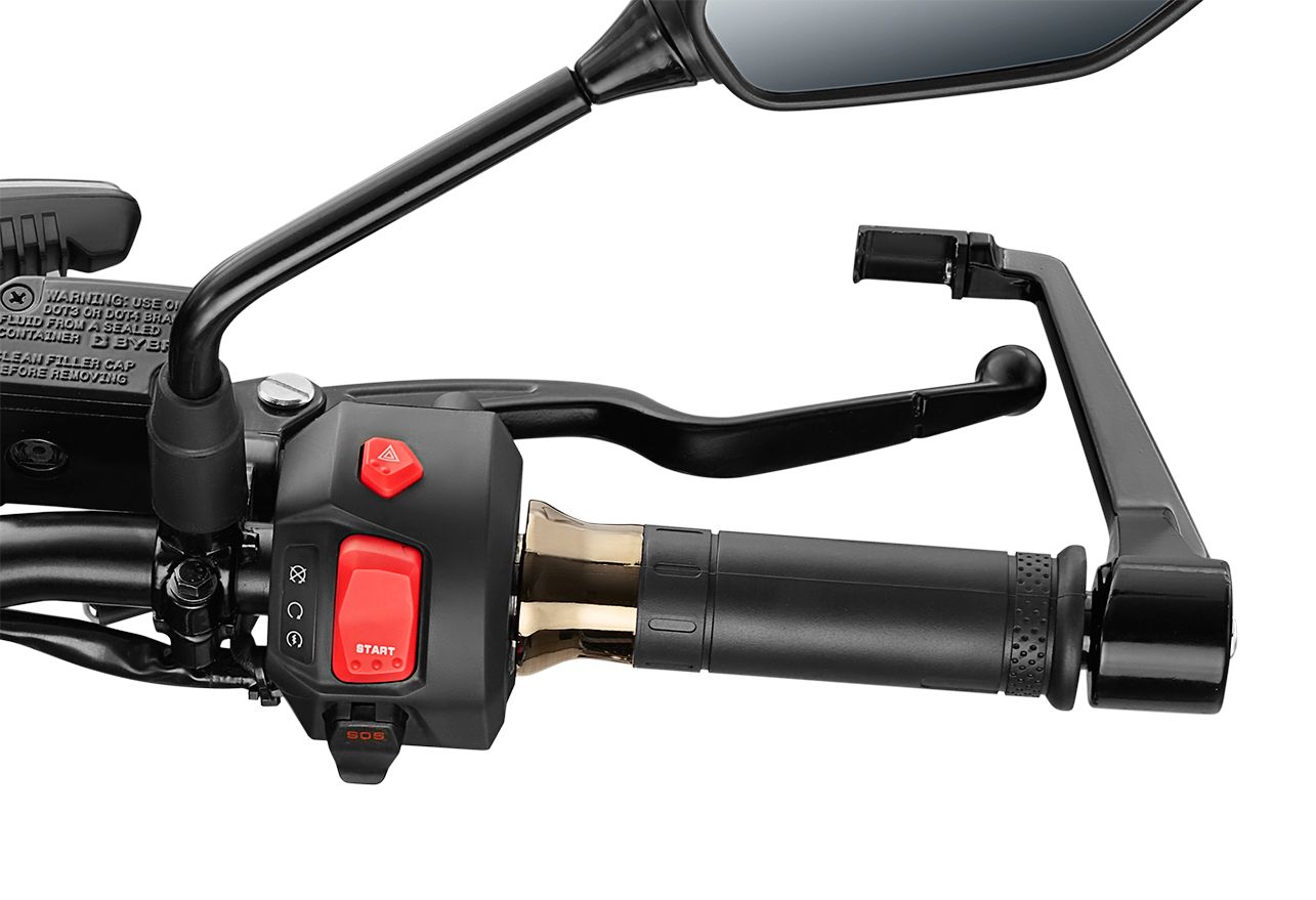 Hero Genuine Sporty Lever Protector Kit for Xtreme 250R | Premium Aluminum Alloy | Crash Protection | Stylish Finish | Durable Anodised Coating | Easy Installation