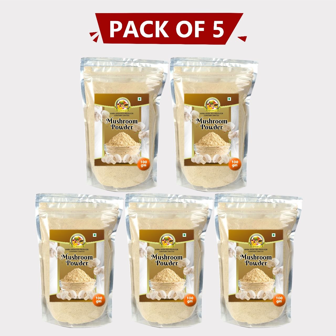 Mushroom Powder (pack of 5)