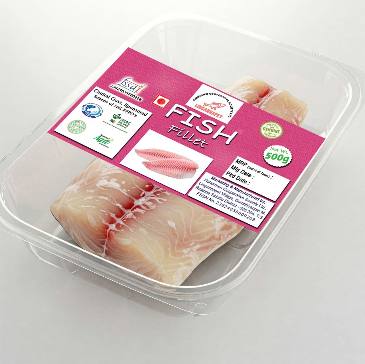 Lincanapet Fish Fillet 500grms