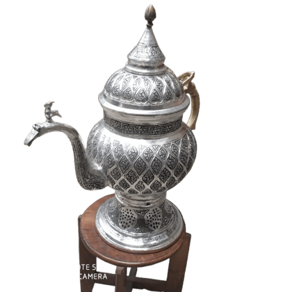 Ornate Hand Engraved Samovar Tea Kettle with Stand Ornate Hand Engraved Samovar Tea Kettle with Stand