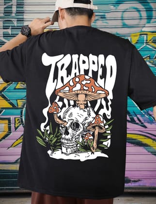 SCOTT FINCHER Men's Trapped in the Garden of Evil T-Shirt : AA(ARN)BLACK_211