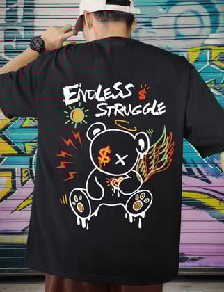 SCOTT FINCHER Men's Casual Hip Hop T-Shirt with Skull Graphic and Money : AA(ARN)BLACK_213