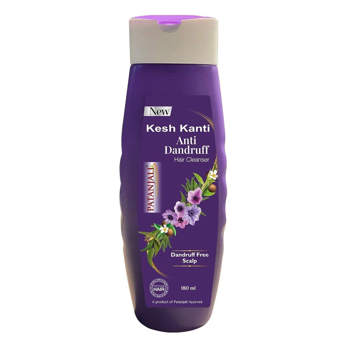 Patanjali Kesh Kanti Anti-dandruff Hair Cleanser Shampoo, 180 ml Bottle