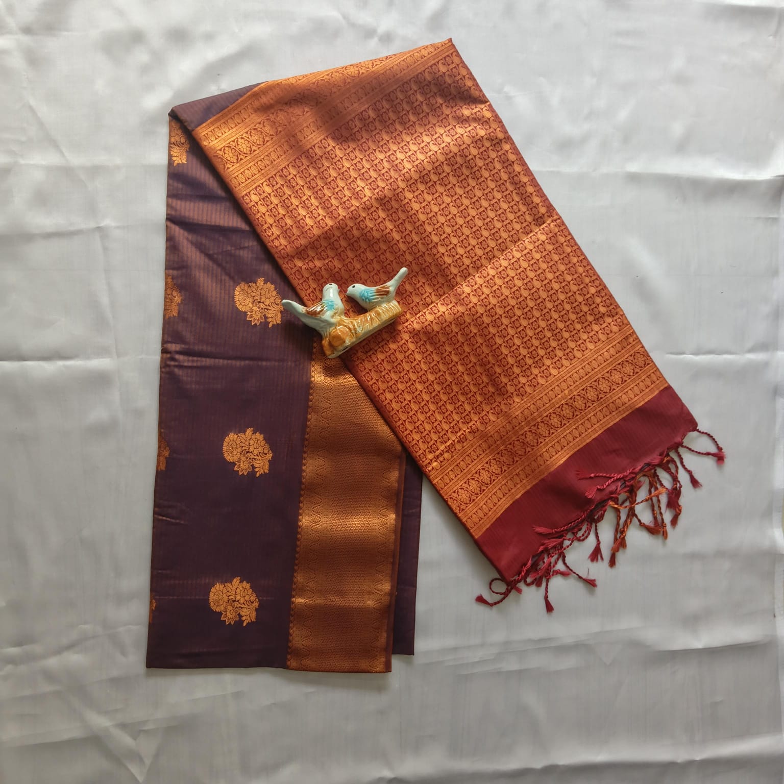 Vastrakala Style Wedding Soft Silk Saree with Blouse