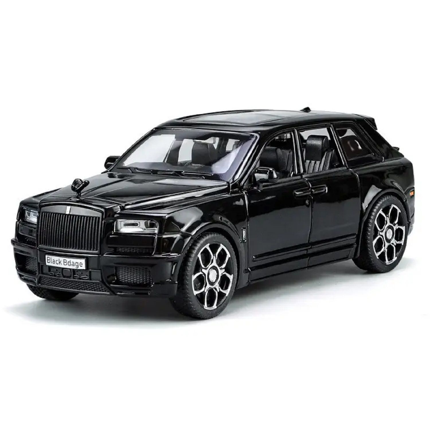KTRS ENTERPRISE 1:32 Rlls Cullinn Ryce Alloy Metal Pull Back Die-cast Car Model Pull Back car Super Openable Doors Sound and Light Doors  Light Music Boys Toys for Kids