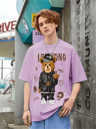 SCOTT FINCHER Men's Streetwear Hip Hop T-Shirt, Casual Short Sleeve Cotton T-Shirt, Harajuku Style Graphic Tees, Summer Tops : AA(ARN)LAVANDER_64 SCOTT FINCHER Men's Streetwear Hip Hop T-Shirt, Casual Short Sleeve Cotton T-Shirt, Harajuku Style Graphic Tees, Summer Tops : AA(ARN)LAVANDER_64