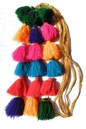 Women & Girls Light Weight Heavy Punjabi Paranda | Hand made Braid Tassles
