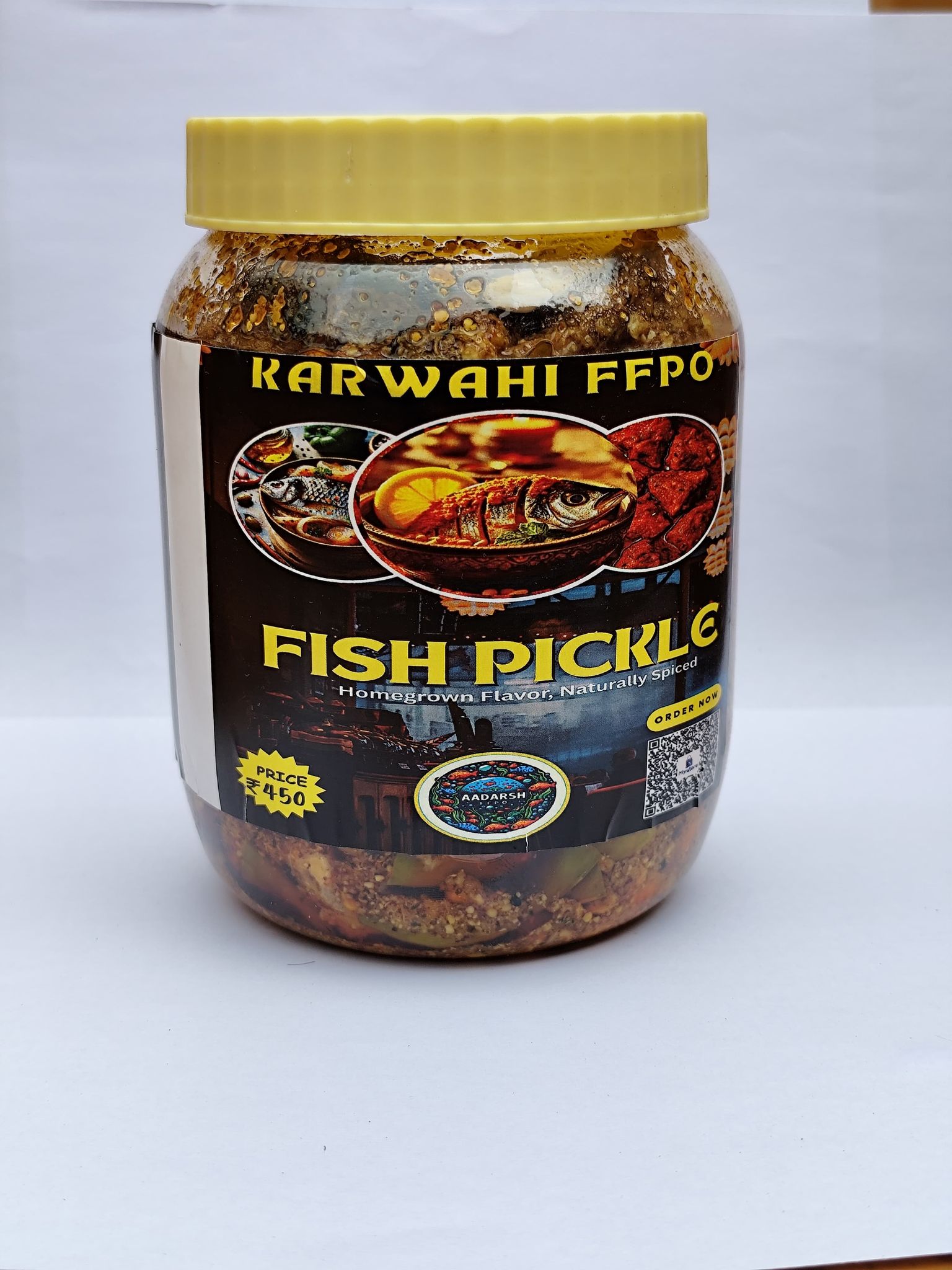 Aadiwasi Fish Pickle - Homegrown Flavor, Naturally Spiced (300g)
