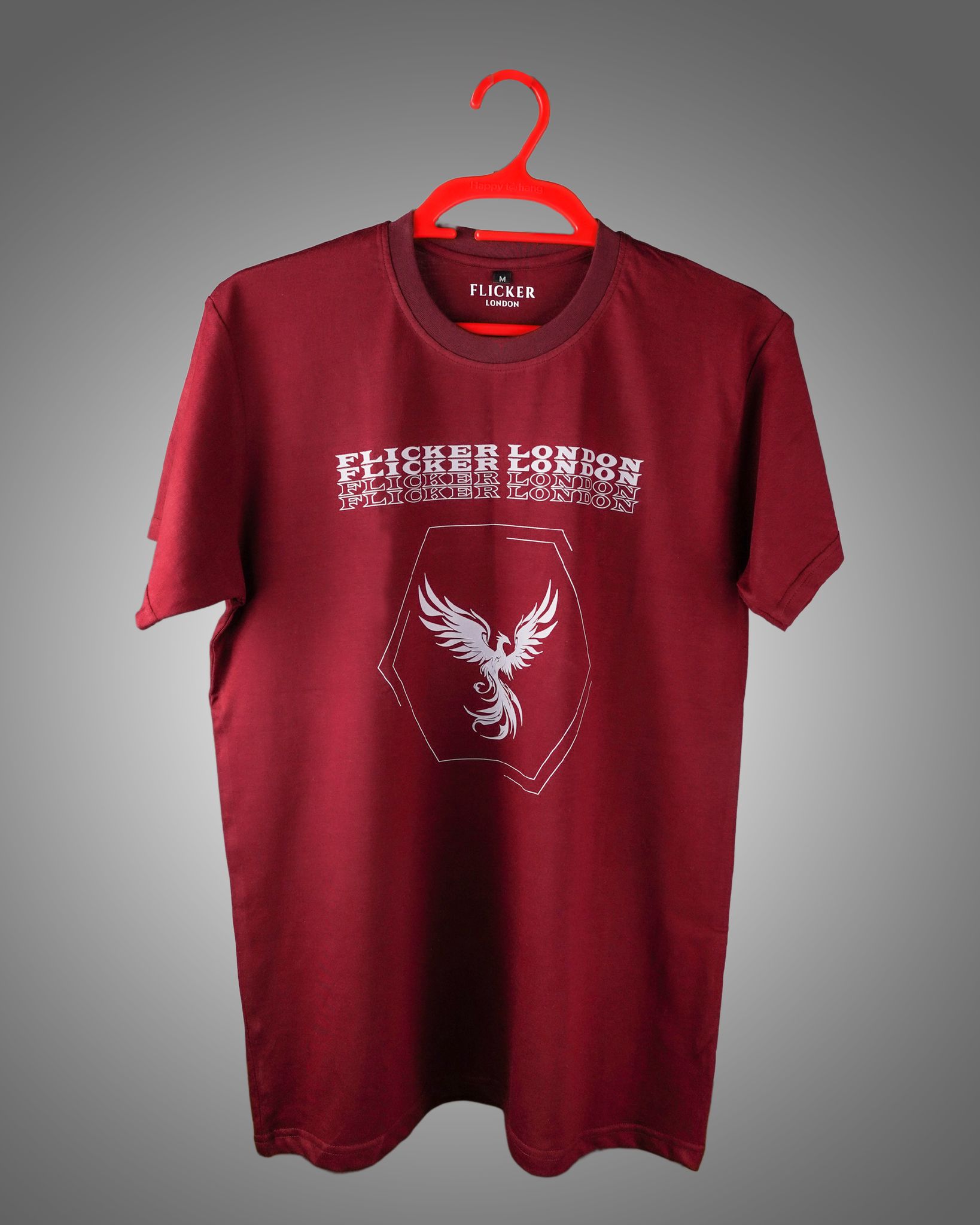 Flicker London Maroon Classic Tee