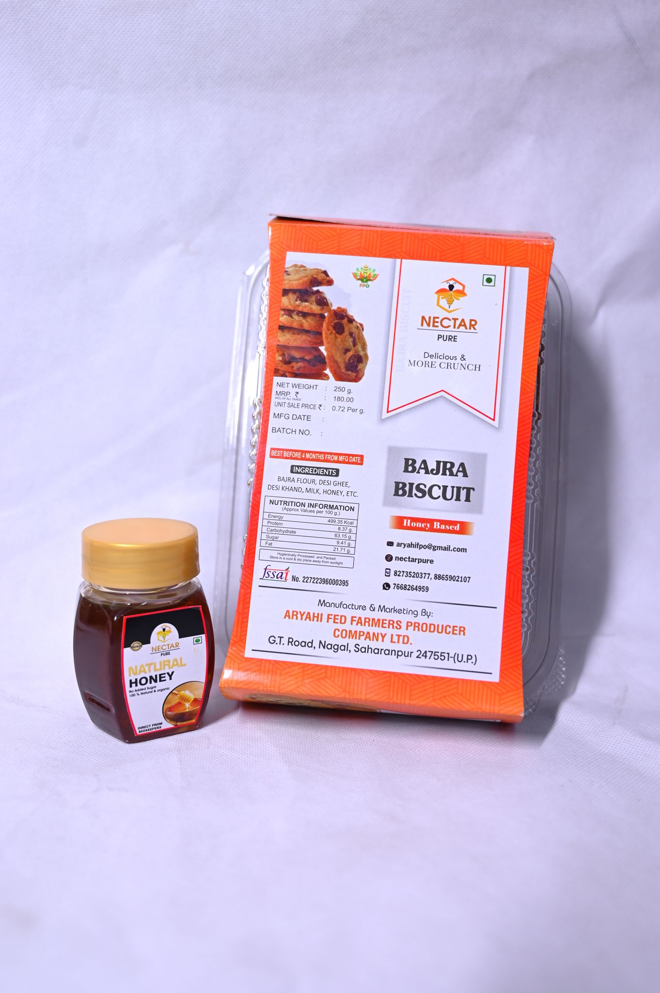 Honey Based Bajra Biscuits