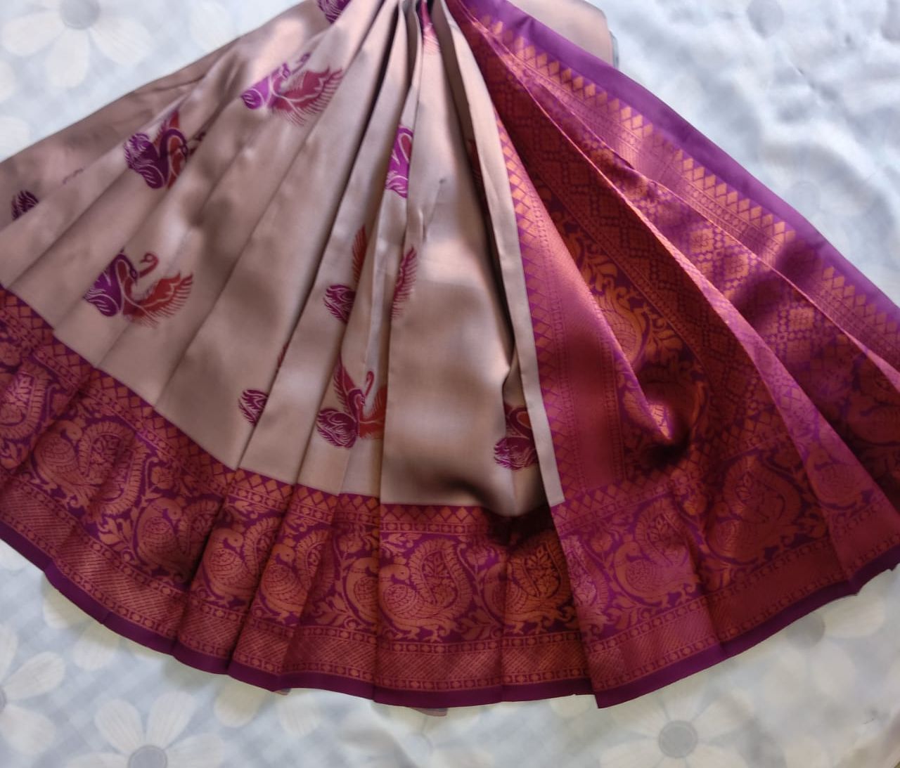 Kubera Silk Cottton Saree&nbsp;with Blouse