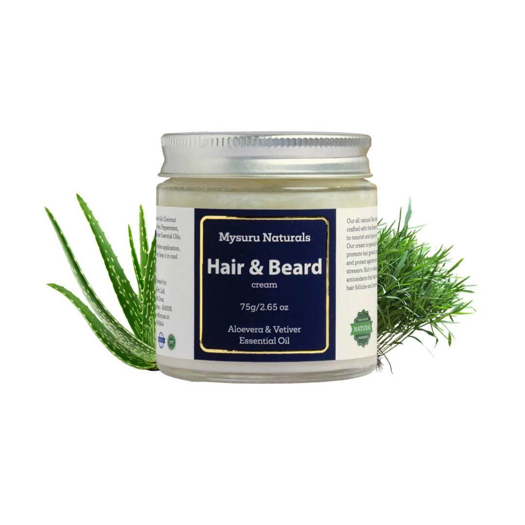 Mysuru Naturals Hair & Beard Cream - 75g