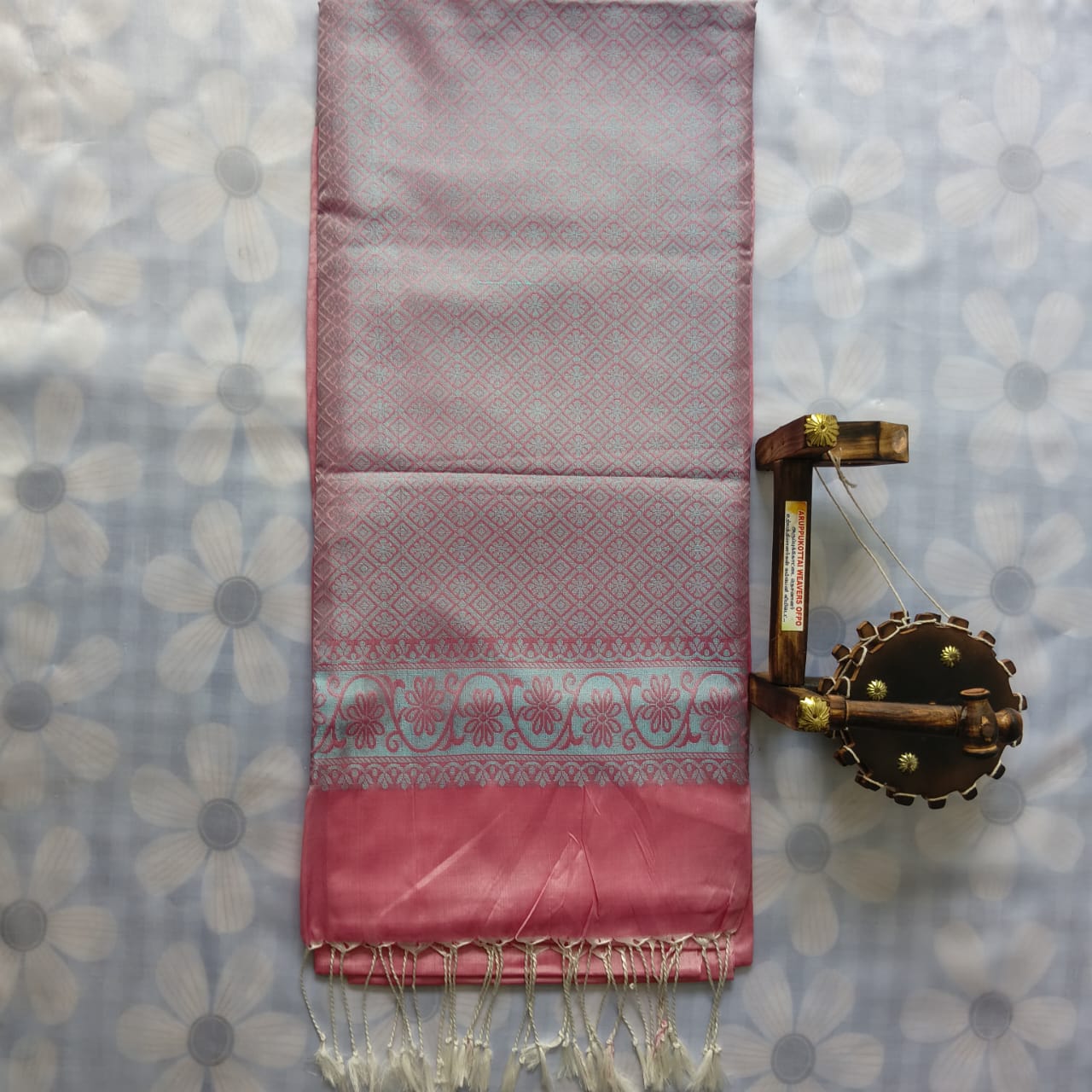 Khadi Cotton Saree With Blouse
