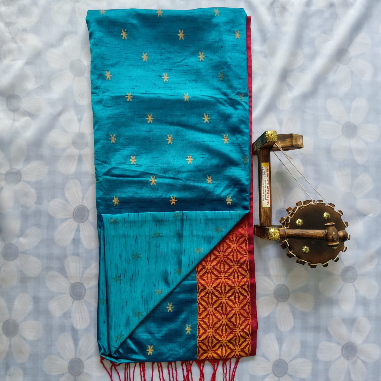 Khadi Cotton Saree With Blouse