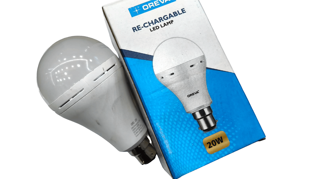 Oreva 20W Rechargeable LED Lamp (1 Year Warranty ) Gift Inside The Box