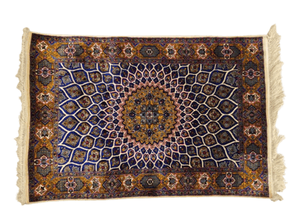 Kashmiri Handmade Silk Carpet Kashmiri Handmade Silk Carpet