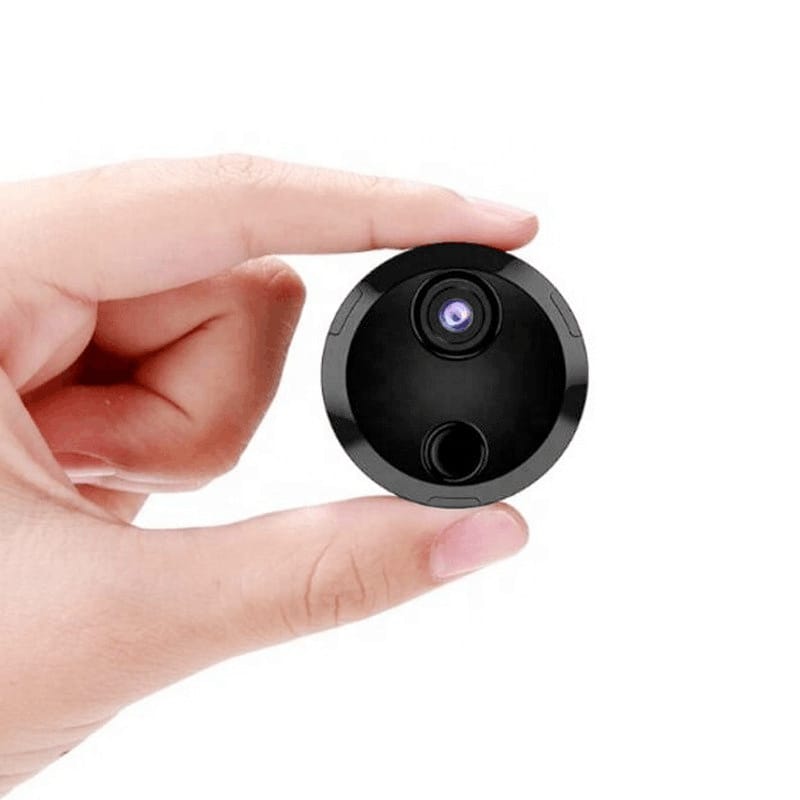 AUSHA 4K Ultra HD Mini WiFi Spy Camera | Wireless Indoor Security Camera with Night Vision, Motion Detection, Loop Recording & Mobile App Control
