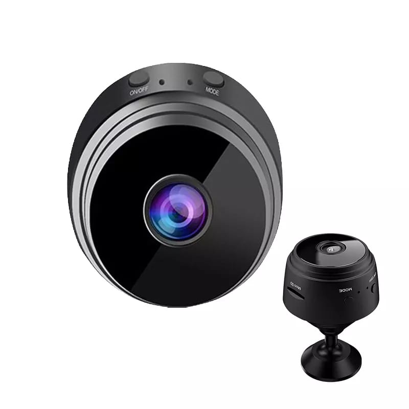 AUSHA Mini Magnetic Wireless Spy Camera | 150° Wide View, SD Card Recording, Remote Access | Portable Security Camera