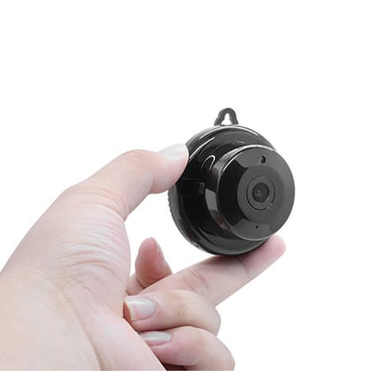 AUSHA Smart Mini WiFi Security Camera | HD Surveillance, Night Vision, Motion Detection & Two-Way Audio