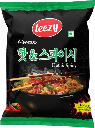 Leezy Korean Hot & Spicy  Noodle Pack of 12 Pcs