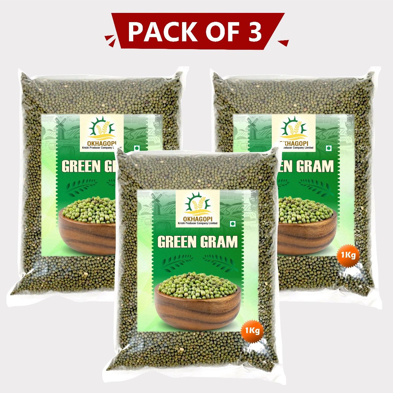 Green Gram (Pack of 3)