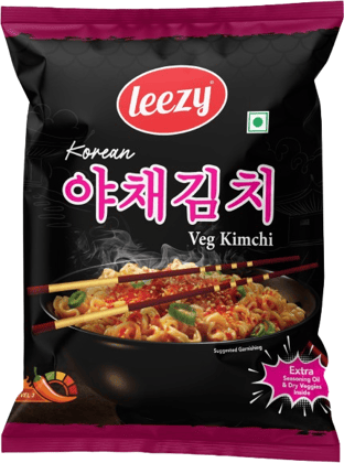 Leezy Korean Hot & Spice + Korean Kimchi combo pack of 6 pcs