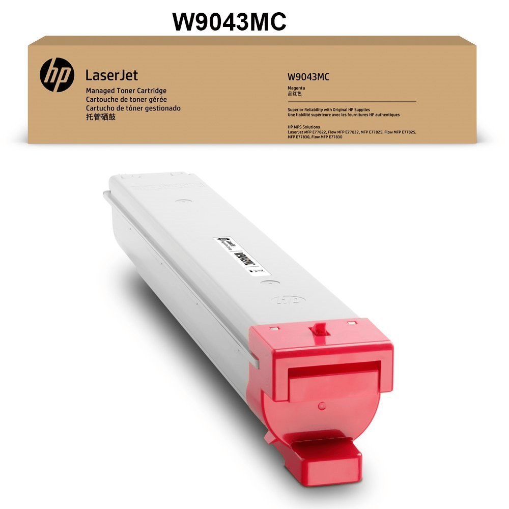 HP W9043MC Magenta Managed Original LaserJet Toner Cartridge | Compatible with HP Color LaserJet Managed E45028, E47528 & E47528f Series Printers