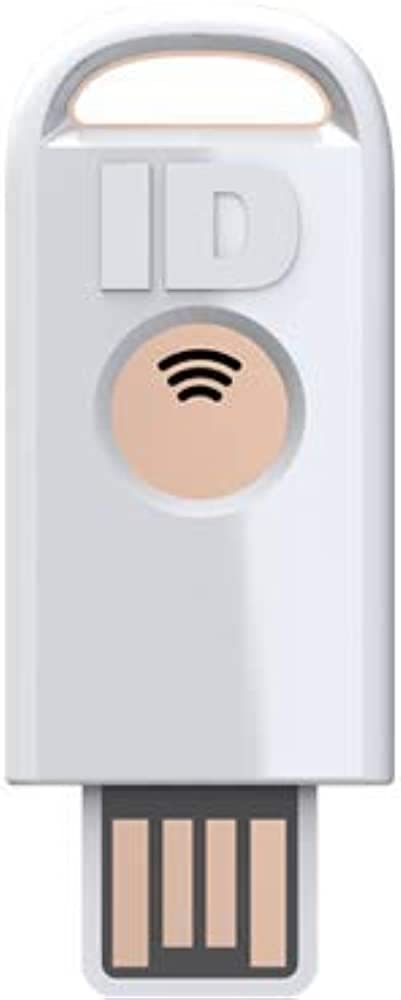 Identiv Fido2 Nfc Security Key Usb-A (Fido2, U2F, Piv, Totp, Hotp, Webauth) Two Factor Authentication Security For Laptop / Pc