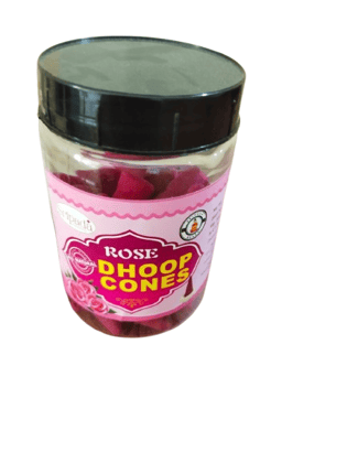 Rose Dhoop Cones - Captivating Rose Fragrance