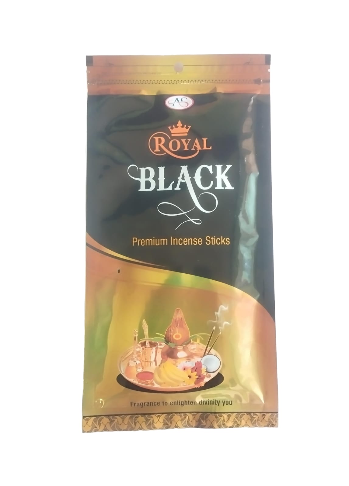 Royal Black Premium Incense Sticks - Enchanting Fragrance
