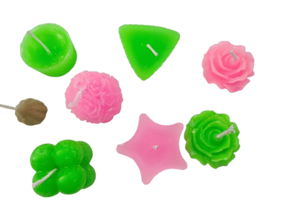 Scented Decorative Candles - Unique Shapes & Vibrant Colors