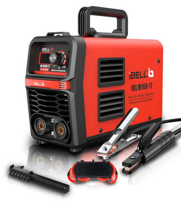 iBELL M160-17 Inverter ARC Compact Welding Machine (IGBT) 160A | Built-in Hot Start, Anti-Stick, Arc Force | Supports 1–3.2mm Electrodes | 1 Year Warranty | 220V iBELL M160-17 Inverter ARC Compact Welding Machine (IGBT) 160A | Built-in Hot Start, Anti-Stick, Arc Force | Supports 1–3.2mm Electrodes | 1 Year Warranty | 220V