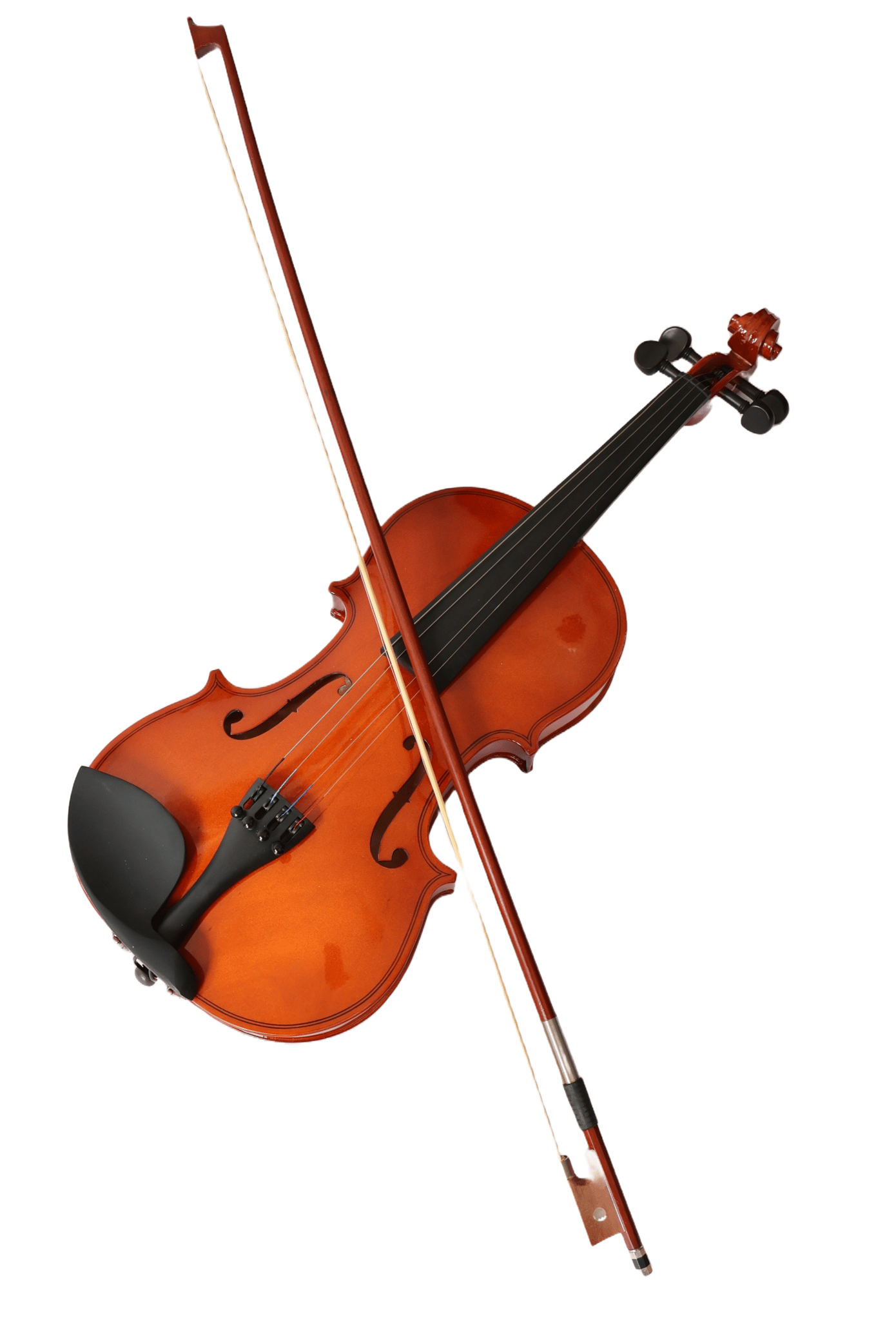 Professional Violin with Bow - Premium Quality String Instrument