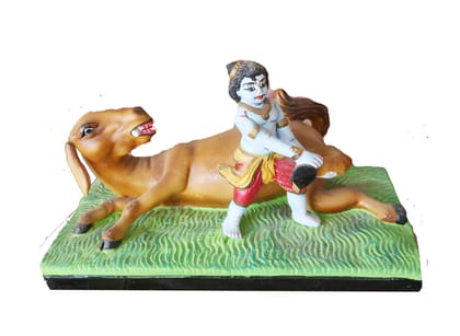 Krishna Taming Arishta - Divine Sculpture