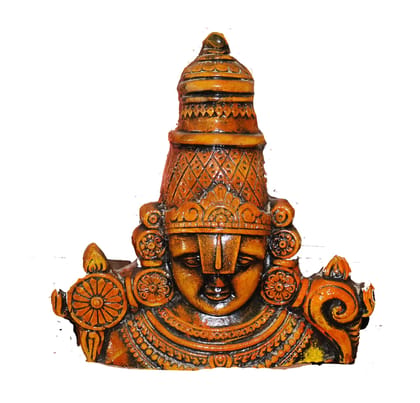 Terracotta Statue of Lord Venkateswara - Handcrafted Indian Art Terracotta Statue of Lord Venkateswara - Handcrafted Indian Art